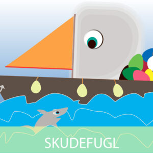 Skudefugl — Udtryksfugl plakat